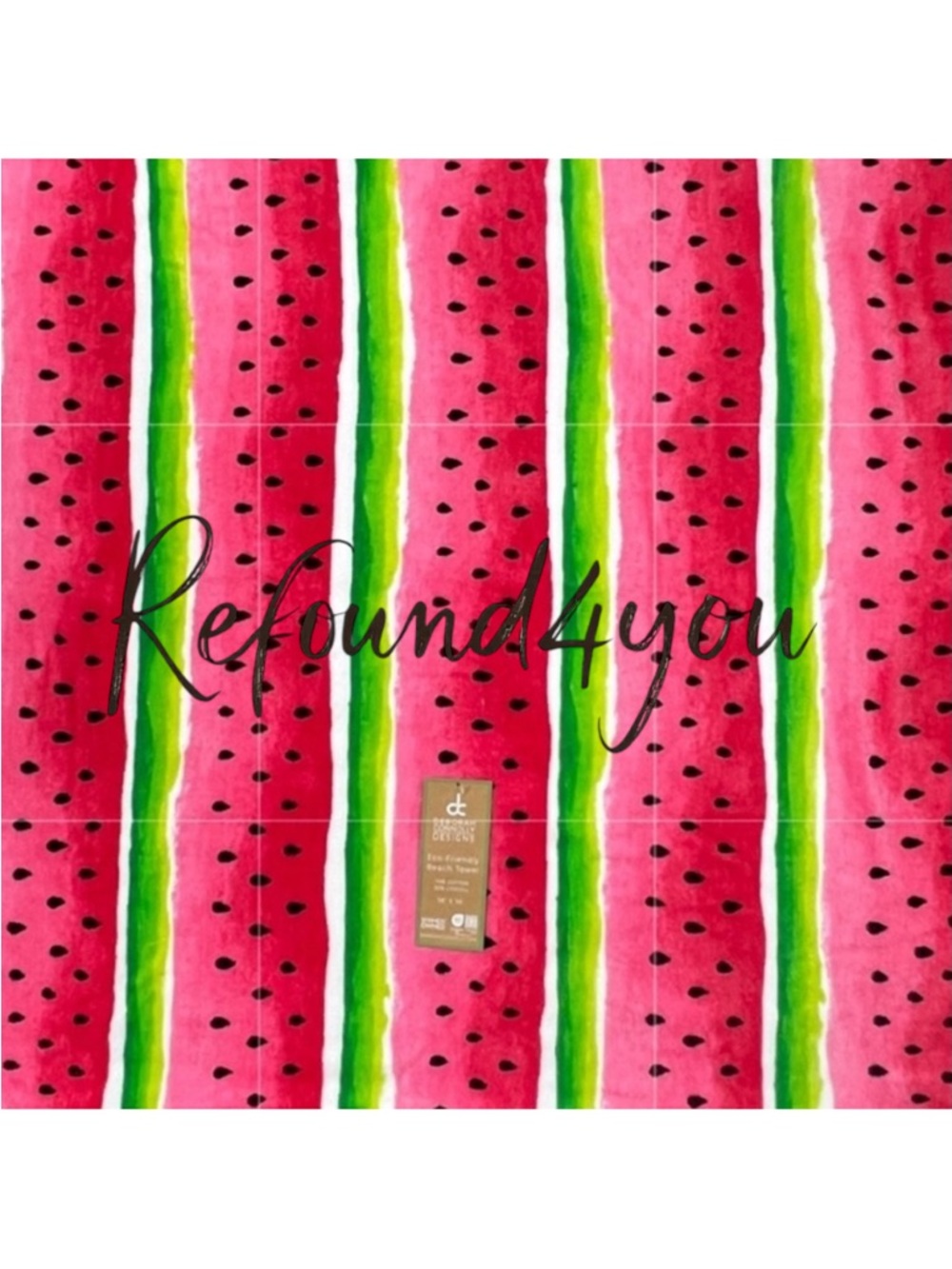 Deborah Connelly - ‘Watermelon’ Beach Towel. NWT. Firm! Last one!